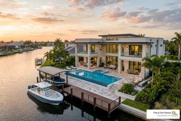 cape coral luxury waterfront custom home